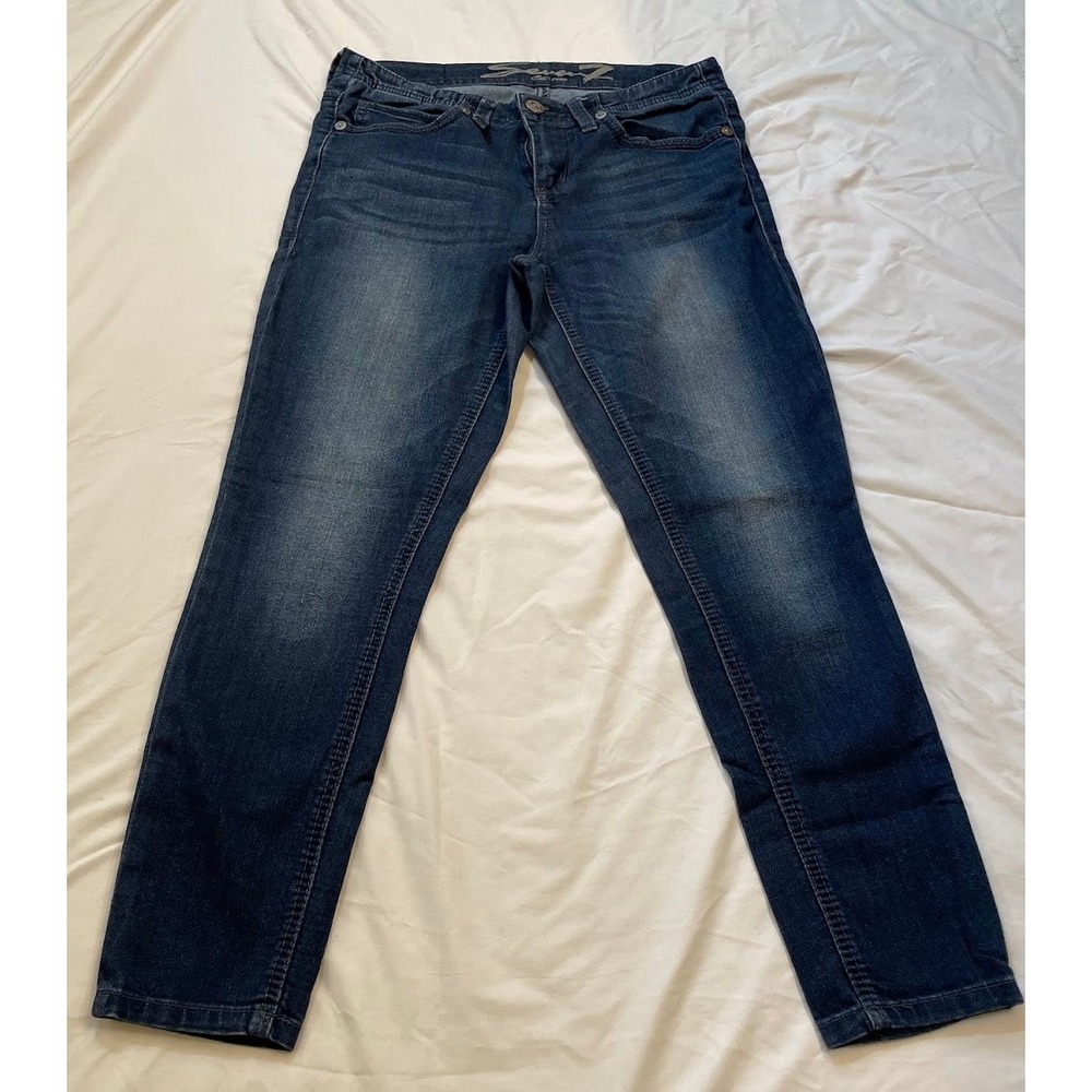 Seven7 Women's Size 6 Skinny Jeans Blue Stretch Denim RN 109890